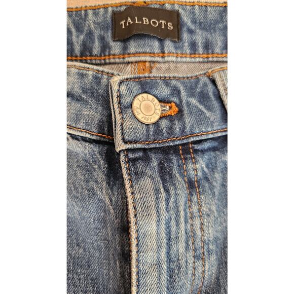 Talbots Wide Leg Crop Jeans High Waist Hoffman Wash Womens SZ 2 - Picture 5 of 12